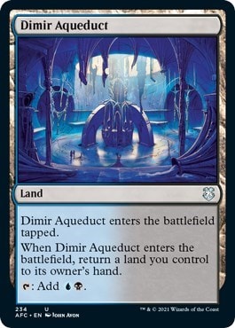 Dimir Aqueduct (AFC) #234 Uncommon (Lightly Played) Commander: Adventures in the Forgotten Realms Magic: The Gathering: 2021