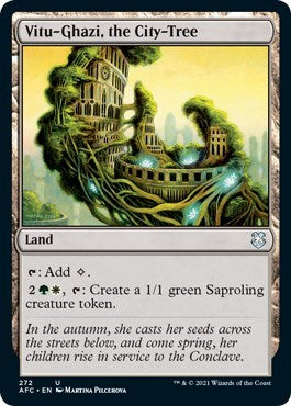 Vitu Ghazi the City Tree (AFC) #272 Uncommon (Lightly Played) Commander: Adventures in the Forgotten Realms Magic: The Gathering: 2021