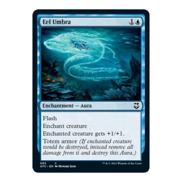 Eel Umbra (AFC) #83 Common (Lightly Played) Commander: Adventures in the Forgotten Realms Magic: The Gathering: 2021