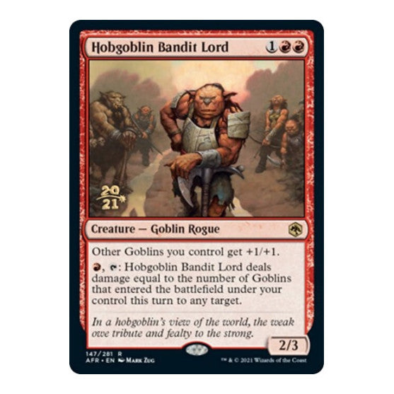 Hobgoblin Bandit Lord (PRE) #147 Rare (Foil Near Mint) Prerelease Cards Magic: The Gathering: 2026