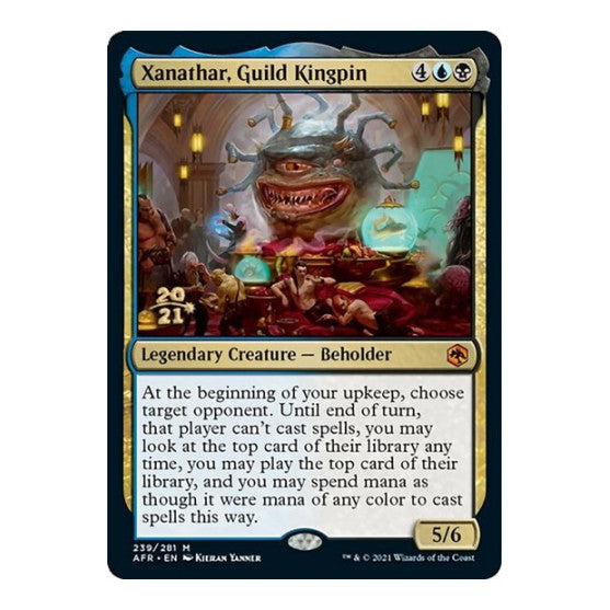Xanathar Guild Kingpin (PRE) #239 Mythic Rare (Foil Lightly Played) Prerelease Cards Magic: The Gathering: 2026