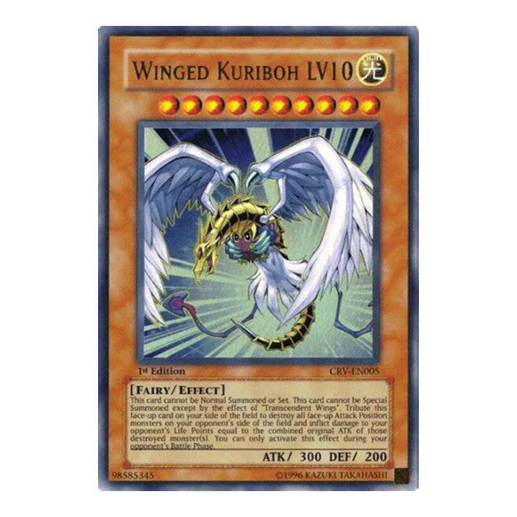 Winged Kuriboh LV10 (CRV) #CRV-EN005 Ultra Rare (1st Edition Moderately Played) Cybernetic Revolution YuGiOh: 2005