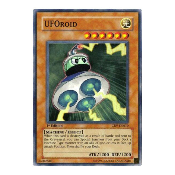 UFOroid (CRV) #CRV-EN010 Super Rare (1st Edition Lightly Played) Cybernetic Revolution YuGiOh: 2005