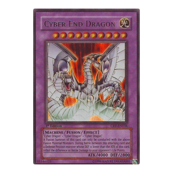 Cyber End Dragon (CRV) #CRV-EN036 Ultra Rare (1st Edition Moderately Played) Cybernetic Revolution YuGiOh: 2005