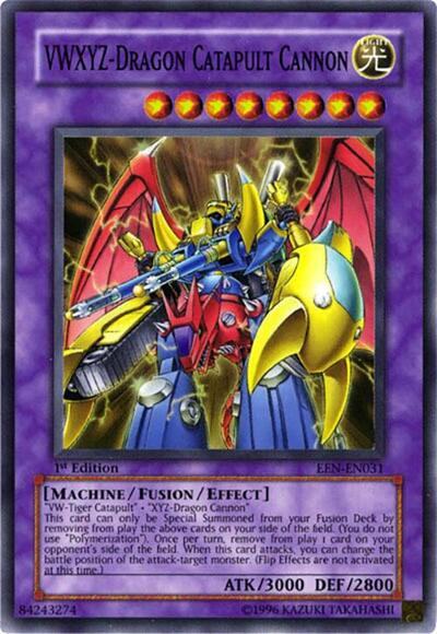 VWXYZ Dragon Catapult Cannon (EEN) #EEN-EN031 Super Rare (1st Edition Near Mint) Elemental Energy YuGiOh: 2005