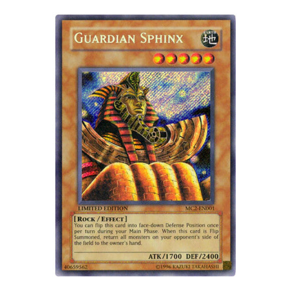 Guardian Sphinx (MC2) #MC2-EN001 Secret Rare (Limited Lightly Played) Master Collection Volume 2 YuGiOh: 2005