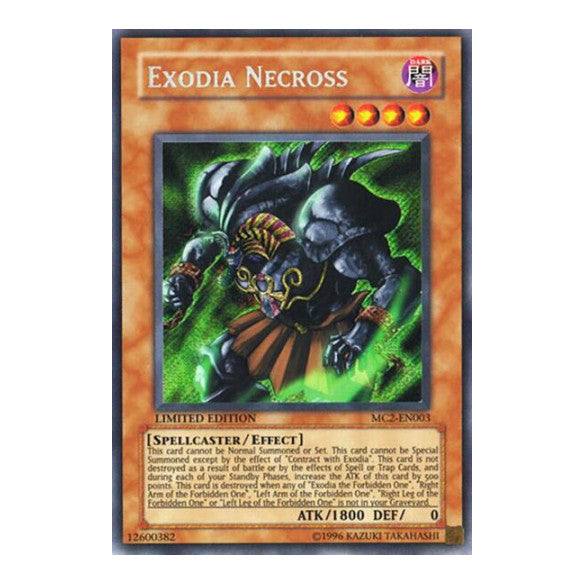 Exodia Necross (MC2) #MC2-EN003 Secret Rare (Limited Lightly Played) Master Collection Volume 2 YuGiOh: 2005