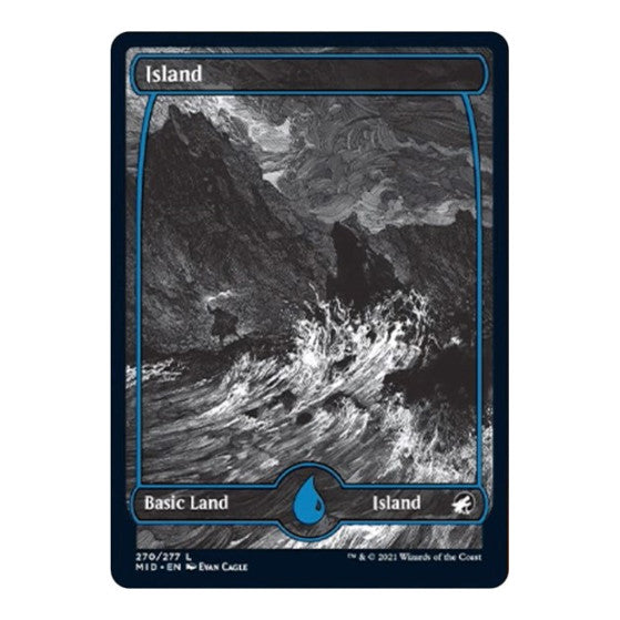 Island (270) (MID) #270 Land (Lightly Played) Innistrad: Midnight Hunt Magic: The Gathering: 2021