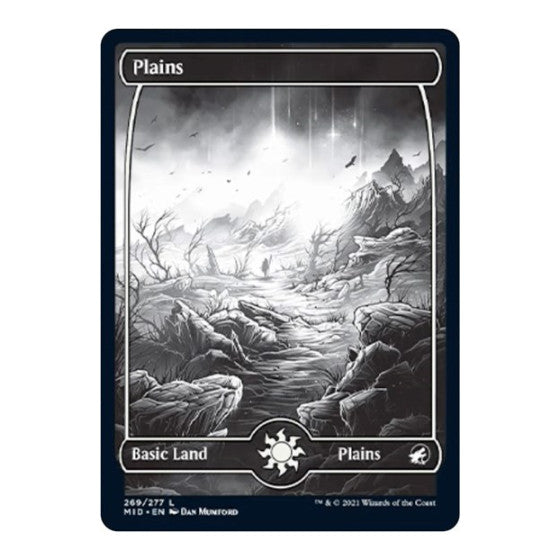 Plains 269 (MID) #269 Land (Foil Lightly Played) Innistrad: Midnight Hunt Magic: The Gathering: 2021