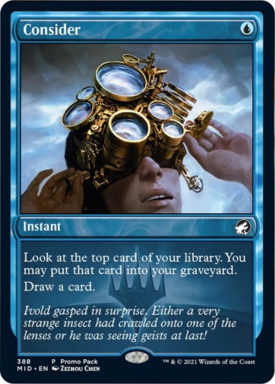 Consider (PPMID) #388 P (Lightly Played) Promo Pack: Innistrad: Midnight Hunt Magic: The Gathering: 2021