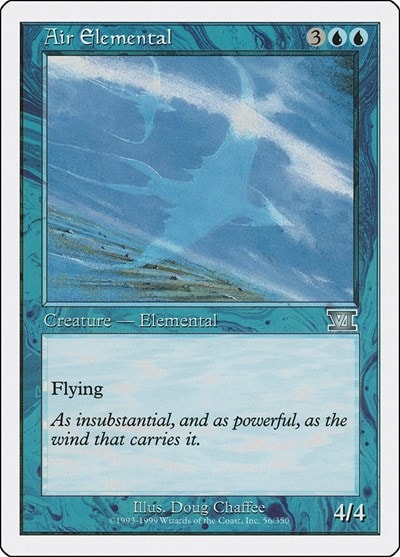 Air Elemental (6ED) #56 Uncommon Classic Sixth Edition Magic: The Gathering: 1999