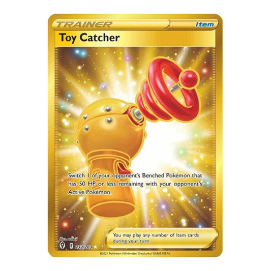 Toy Catcher (Secret) (SWSH07) #233/203 Secret Rare (Holofoil Near Mint) SWSH07: Evolving Skies Pokemon: 2021
