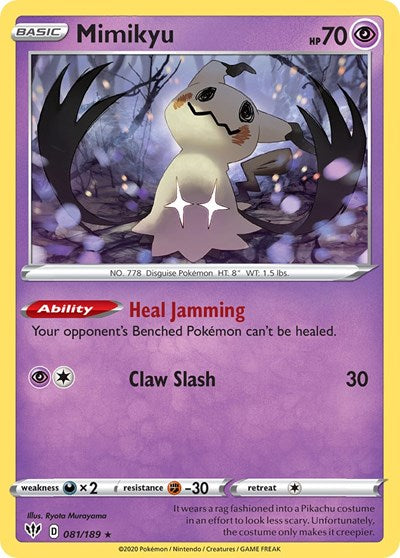 Mimikyu - 081/189 (Cosmos Holo) (MCAP) #081/189 Promo (Holofoil Near Mint) Miscellaneous Cards & Products Pokemon: 2026