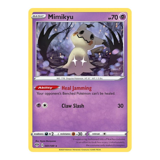 Mimikyu - 081/189 (Cosmos Holo) (MCAP) #081/189 Promo Miscellaneous Cards & Products Pokemon: 2026