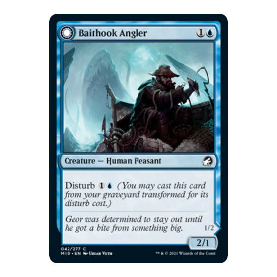 Baithook Angler (MID) #42 Common (Lightly Played) Innistrad: Midnight Hunt Magic: The Gathering: 2021