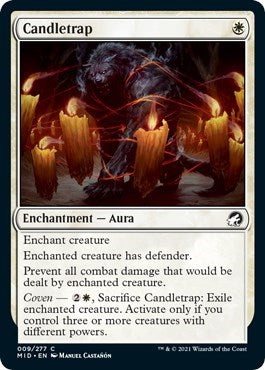 Candletrap (MID) #9 Common Innistrad: Midnight Hunt Magic: The Gathering: 2021