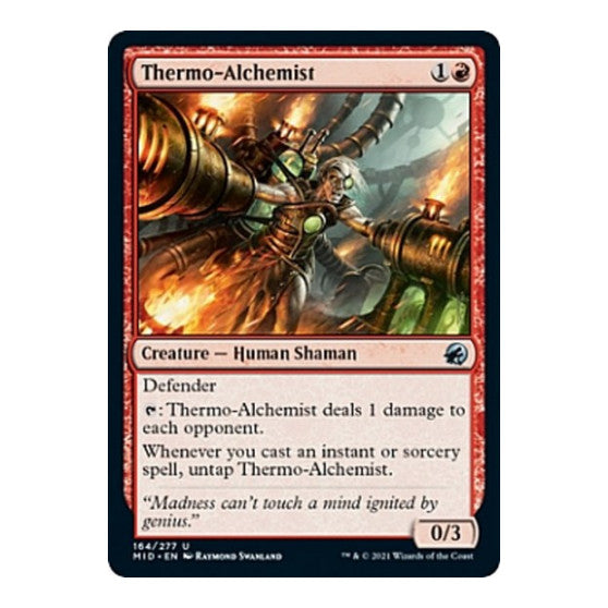 Thermo-Alchemist (MID) #164 Uncommon (Moderately Played) Innistrad: Midnight Hunt Magic: The Gathering: 2021