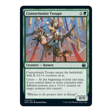 Contortionist Troupe (MID) #178 Uncommon (Lightly Played) Innistrad: Midnight Hunt Magic: The Gathering: 2021