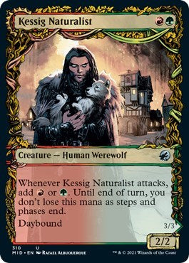 Kessig Naturalist Showcase (MID) #310 Uncommon (Lightly Played) Innistrad: Midnight Hunt Magic: The Gathering: 2021