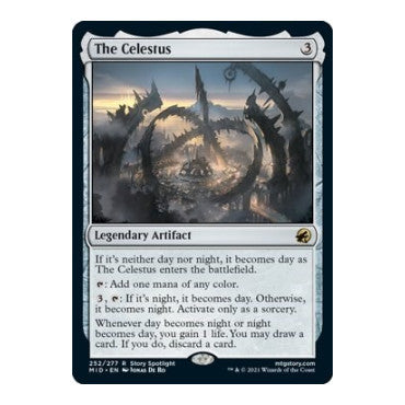 The Celestus (MID) #252 Rare (Near Mint) Innistrad: Midnight Hunt Magic: The Gathering: 2021