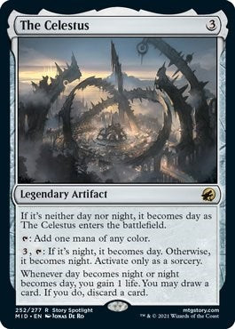 The Celestus (MID) #252 Rare (Near Mint) Innistrad: Midnight Hunt Magic: The Gathering: 2021