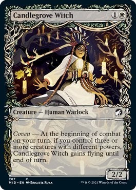 Candlegrove Witch Showcase (MID) #287 Common Innistrad: Midnight Hunt Magic: The Gathering: 2021