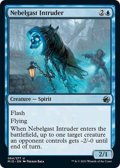 Nebelgast Intruder (MID) #64 Uncommon (Lightly Played) Innistrad: Midnight Hunt Magic: The Gathering: 2021