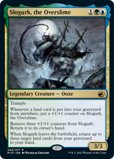 Slogurk the Overslime (MID) #242 Rare (Lightly Played) Innistrad: Midnight Hunt Magic: The Gathering: 2021