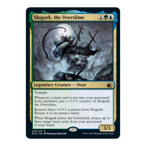 Slogurk, the Overslime (MID) #242 Rare (Lightly Played) Innistrad: Midnight Hunt Magic: The Gathering: 2021