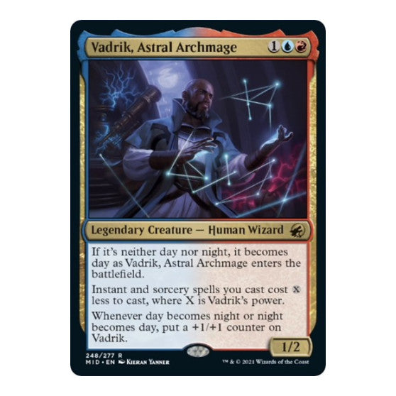 Vadrik Astral Archmage (MID) #248 Rare (Lightly Played) Innistrad: Midnight Hunt Magic: The Gathering: 2021