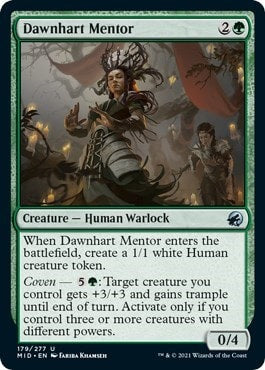 Dawnhart Mentor (MID) #179 Uncommon (Lightly Played) Innistrad: Midnight Hunt Magic: The Gathering: 2021