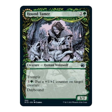 Hound Tamer (Showcase) (MID) #302 Uncommon Innistrad: Midnight Hunt Magic: The Gathering: 2021