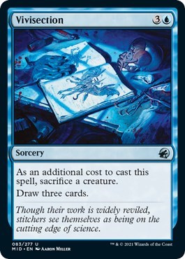 Vivisection (MID) #83 Uncommon (Lightly Played) Innistrad: Midnight Hunt Magic: 2021