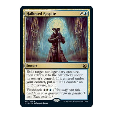 Hallowed Respite (MID) #227 Rare (Foil Lightly Played) Innistrad: Midnight Hunt Magic: The Gathering: 2021