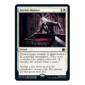 Fateful Absence (MID) #18 Rare (Lightly Played) Innistrad: Midnight Hunt Magic: The Gathering: 2021