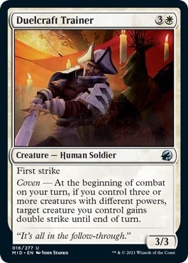 Duelcraft Trainer (MID) #16 Uncommon (Lightly Played) Innistrad: Midnight Hunt Magic: The Gathering: 2021