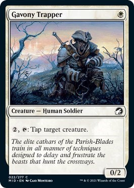 Gavony Trapper (MID) #22 Common (Lightly Played) Innistrad: Midnight Hunt Magic: 2021