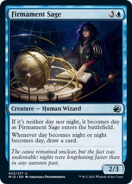 Firmament Sage (MID) #53 Uncommon (Lightly Played) Innistrad: Midnight Hunt Magic: The Gathering: 2021
