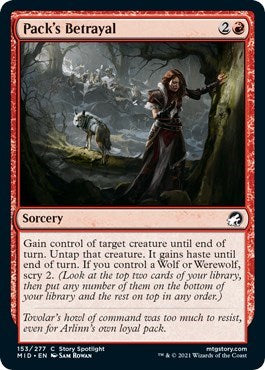 Packs Betrayal (MID) #153 Common (Lightly Played) Innistrad: Midnight Hunt Magic: The Gathering: 2021