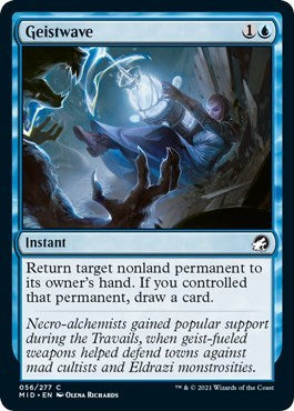 Geistwave (MID) #56 Common Innistrad: Midnight Hunt Magic: The Gathering: 2021