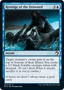 2021 Magic: Innistrad: Midnight Hunt (MID) - Revenge of the Drowned (#72, Common)