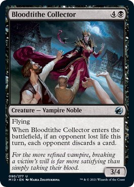 Bloodtithe Collector (MID) #90 Uncommon (Lightly Played) Innistrad: Midnight Hunt Magic: 2021