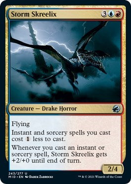 Storm Skreelix (MID) #243 Uncommon (Lightly Played) Innistrad: Midnight Hunt Magic: The Gathering: 2021