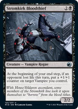 Stromkirk Bloodthief (MID) #123 Uncommon (Lightly Played) Innistrad: Midnight Hunt Magic: 2021