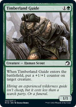 Timberland Guide (MID) #202 Common Innistrad: Midnight Hunt Magic: 2021