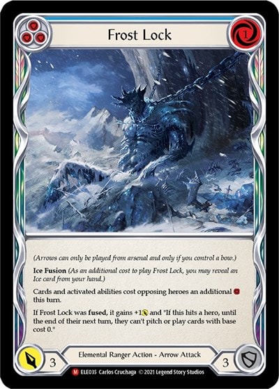 Frost Lock (ELE) #ELE035 Majestic (Unlimited Edition Normal Lightly Played) Tales of Aria Flesh and Blood TCG: 2021