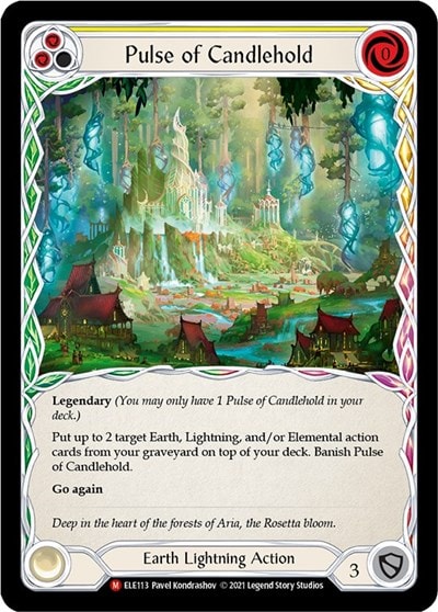 Pulse of Candlehold (ELE) #ELE113 Majestic (Unlimited Edition Normal Lightly Played) Tales of Aria Flesh and Blood TCG: 2021