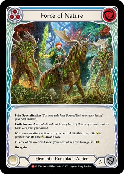 Force of Nature (ELE) #ELE066 Majestic (Unlimited Edition Normal Lightly Played) Tales of Aria Flesh and Blood TCG: 2021