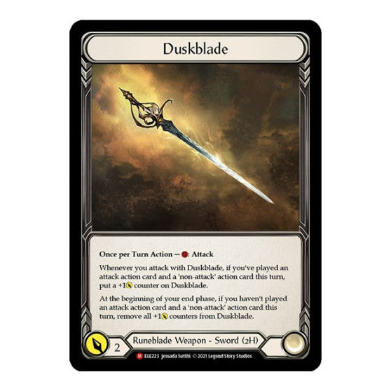 Duskblade (ELE) #ELE223 Majestic (Unlimited Edition Normal Lightly Played) Tales of Aria Flesh and Blood TCG: 2021