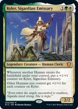 Kyler Sigardian Emissary (MIC) #4 Mythic Rare (Lightly Played) Commander: Innistrad: Midnight Hunt Magic: The Gathering: 2021